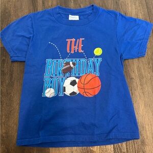 The Birthday Boy shirt size XS 4/5
